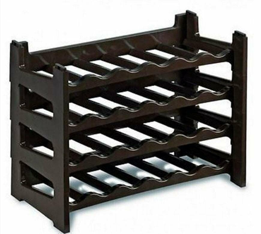 1 Cantinetta in plastica portabottiglie da 6 posti IMPILABILE BOTTIGLIE FE 92975 in prodotto EuroStore07 - Alatri, commercioVirtuoso.it