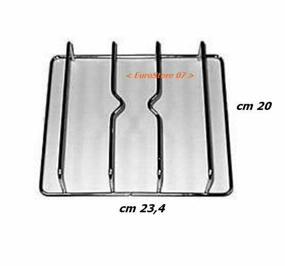 SAMET GRIGLIA PER CUCINA 1 FUOCHI COLORE INOX CM.23,4 X 20 F 4709 in prodotto EuroStore07 - Alatri, commercioVirtuoso.it