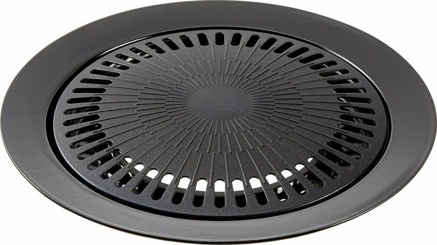 BISTECCHIERA CM 32 GRIL CON ACQUA PER FORNELLO A GAS NO FUMO BARBECUE CAMPEGGIO in prodotto EuroStore07 - Alatri, commercioVirtuoso.it