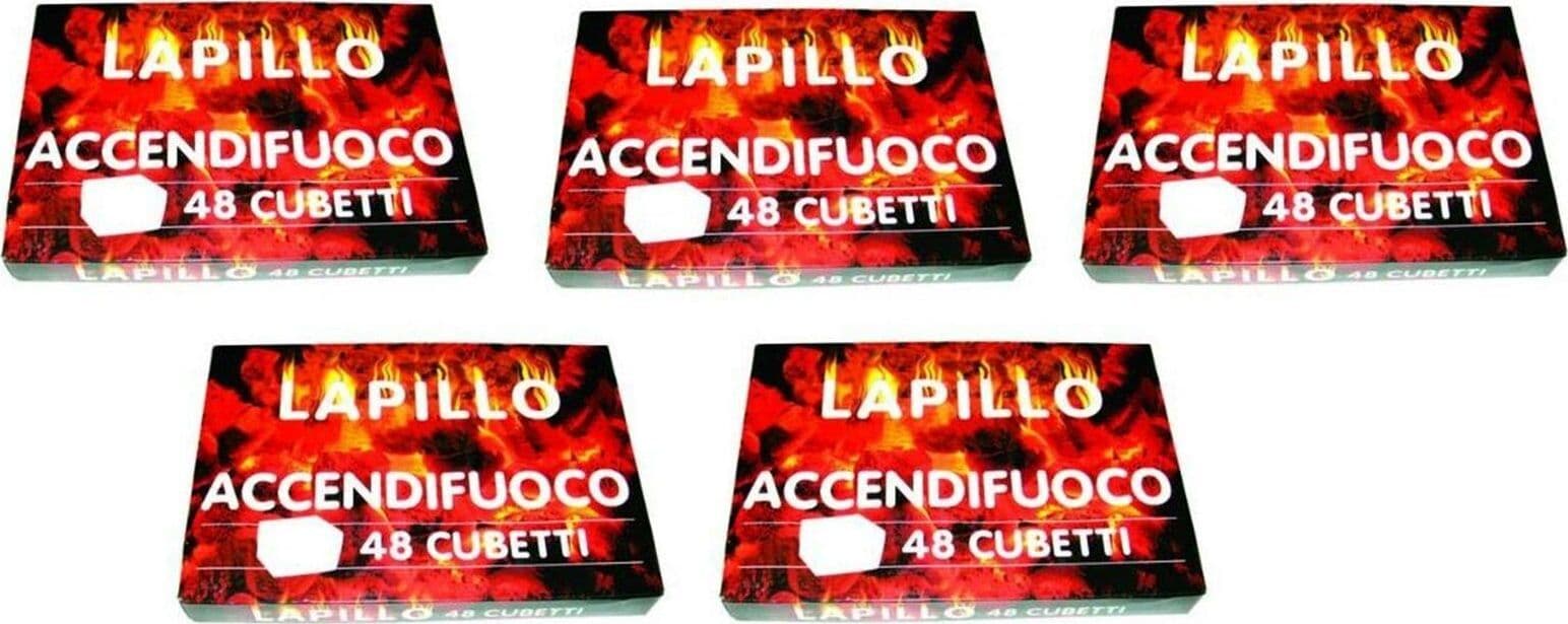 FIAMMA 5 CONF DA 48 CUBETTI ACCENDIFUOCO STUFA BARBECUE TIPO DIAVOLINA FER 58865 in prodotto EuroStore07 - Alatri, commercioVirtuoso.it