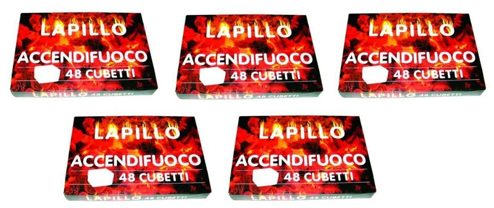 FIAMMA 5 CONF DA 48 CUBETTI ACCENDIFUOCO STUFA BARBECUE TIPO DIAVOLINA FER 58865 in prodotto EuroStore07 - Alatri, commercioVirtuoso.it