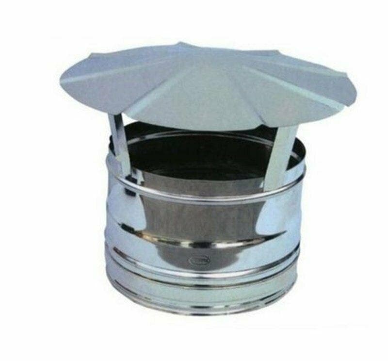 FUMAIOLO TUBI STUFE A LEGNA CAPPELLOTTO CM 8 IN ACCIAO INOX FERR 192552 in prodotto EuroStore07 - Alatri, commercioVirtuoso.it