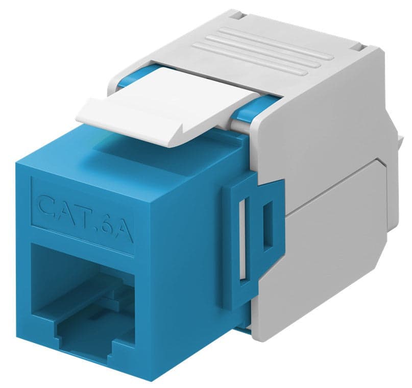 Frutto Keystone RJ45 Cat6A UTP 500MHz Blu in Cavi Ethernet Scontolo.net - Potenza, commercioVirtuoso.it