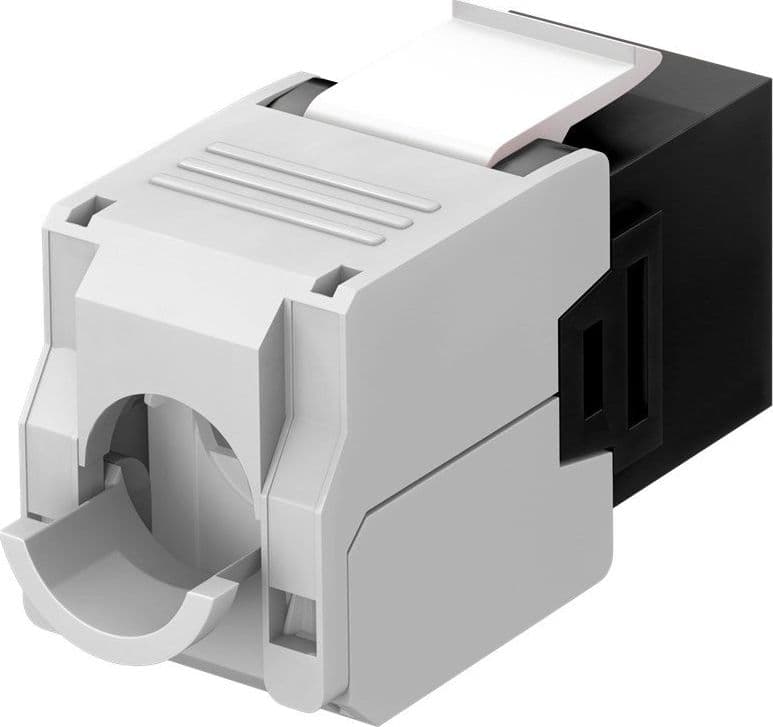 Frutto Keystone RJ45 Cat6A UTP 500MHz Nero in Cavi Ethernet Scontolo.net - Potenza, commercioVirtuoso.it