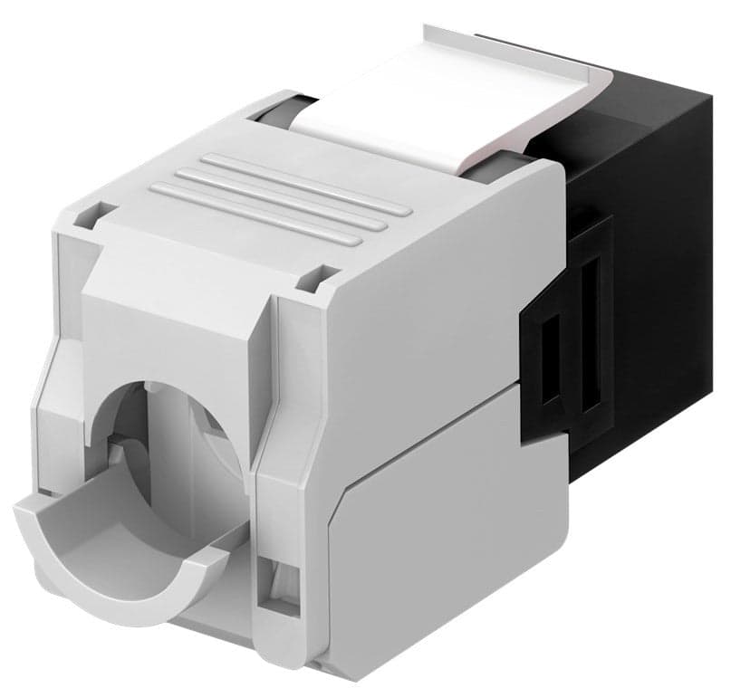 Frutto Keystone RJ45 Cat6A UTP 500MHz Nero in Cavi Ethernet Scontolo.net - Potenza, commercioVirtuoso.it