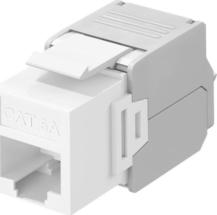 Frutto Keystone RJ45 Cat6A UTP 500MHz Bianco in Cavi Ethernet Scontolo.net - Potenza, commercioVirtuoso.it