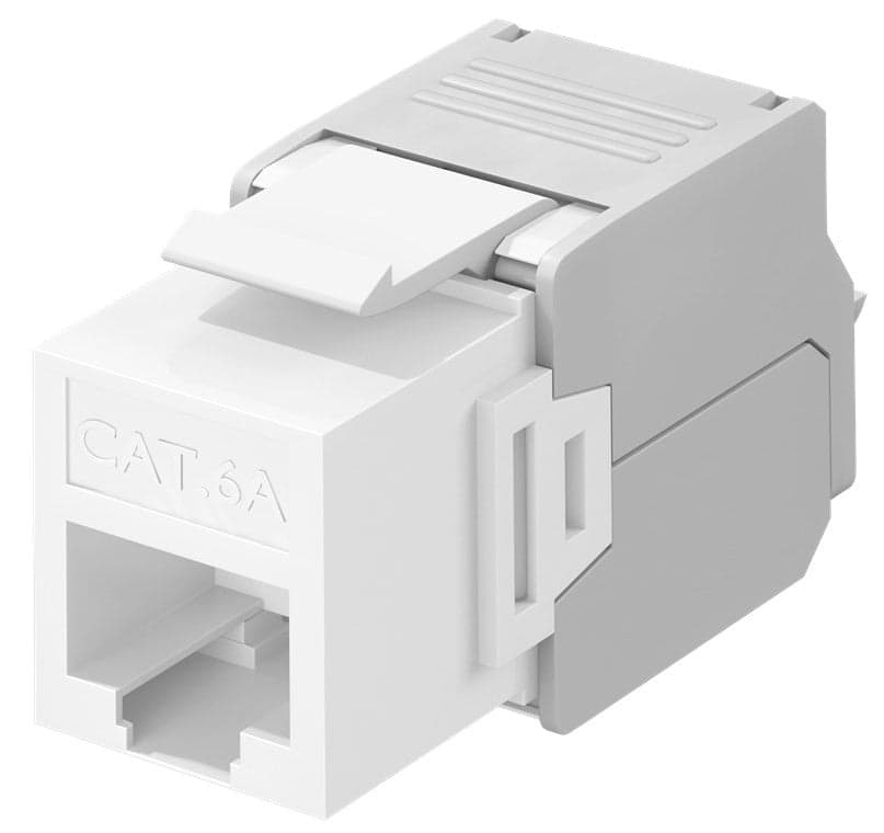 Frutto Keystone RJ45 Cat6A UTP 500MHz Bianco in Cavi Ethernet Scontolo.net - Potenza, commercioVirtuoso.it