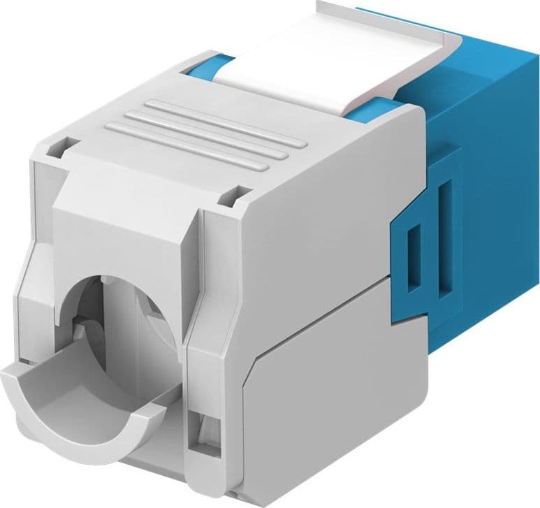 Frutto Keystone RJ45 Cat6A UTP 500MHz Blu in Cavi Ethernet Scontolo.net - Potenza, commercioVirtuoso.it