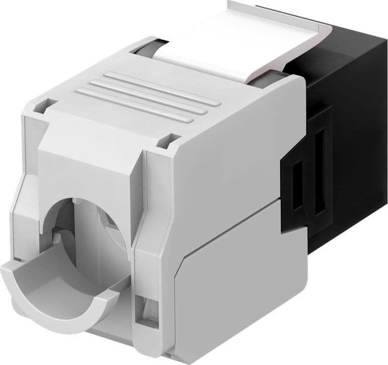 Frutto Keystone RJ45 Cat6A UTP 500MHz Nero in Cavi Ethernet Scontolo.net - Potenza, commercioVirtuoso.it