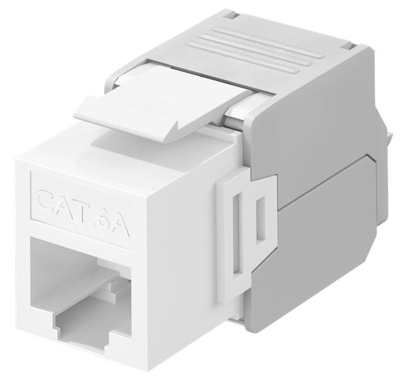 Frutto Keystone RJ45 Cat6A UTP 500MHz Bianco in Cavi Ethernet Scontolo.net - Potenza, commercioVirtuoso.it