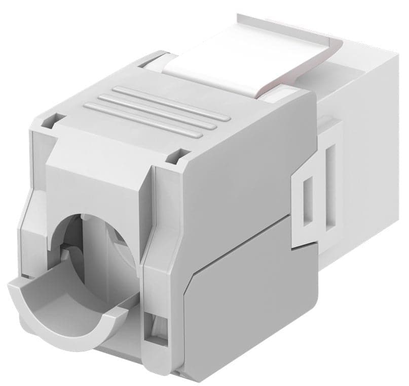 Frutto Keystone RJ45 Cat6A UTP 500MHz Bianco in Cavi Ethernet Scontolo.net - Potenza, commercioVirtuoso.it