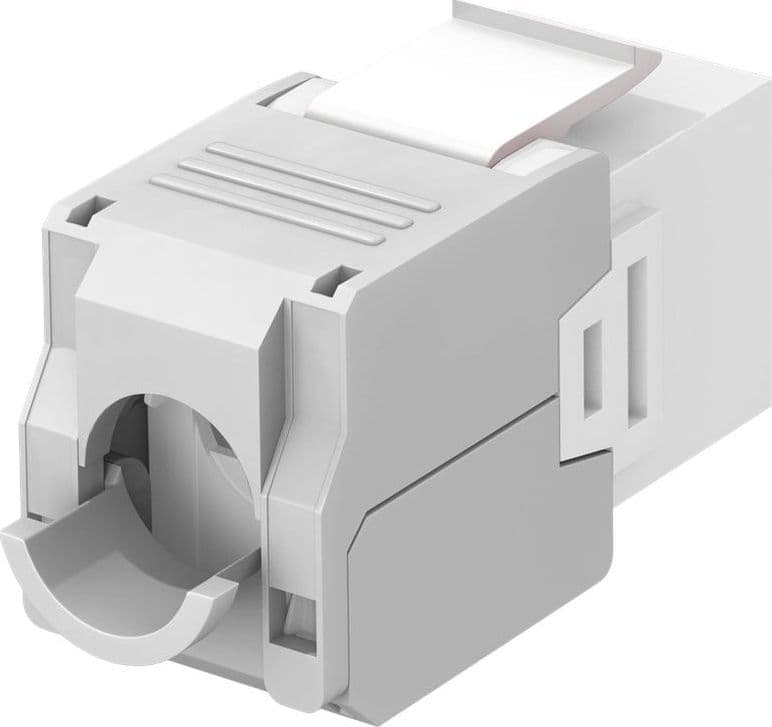 Frutto Keystone RJ45 Cat6A UTP 500MHz Bianco in Cavi Ethernet Scontolo.net - Potenza, commercioVirtuoso.it