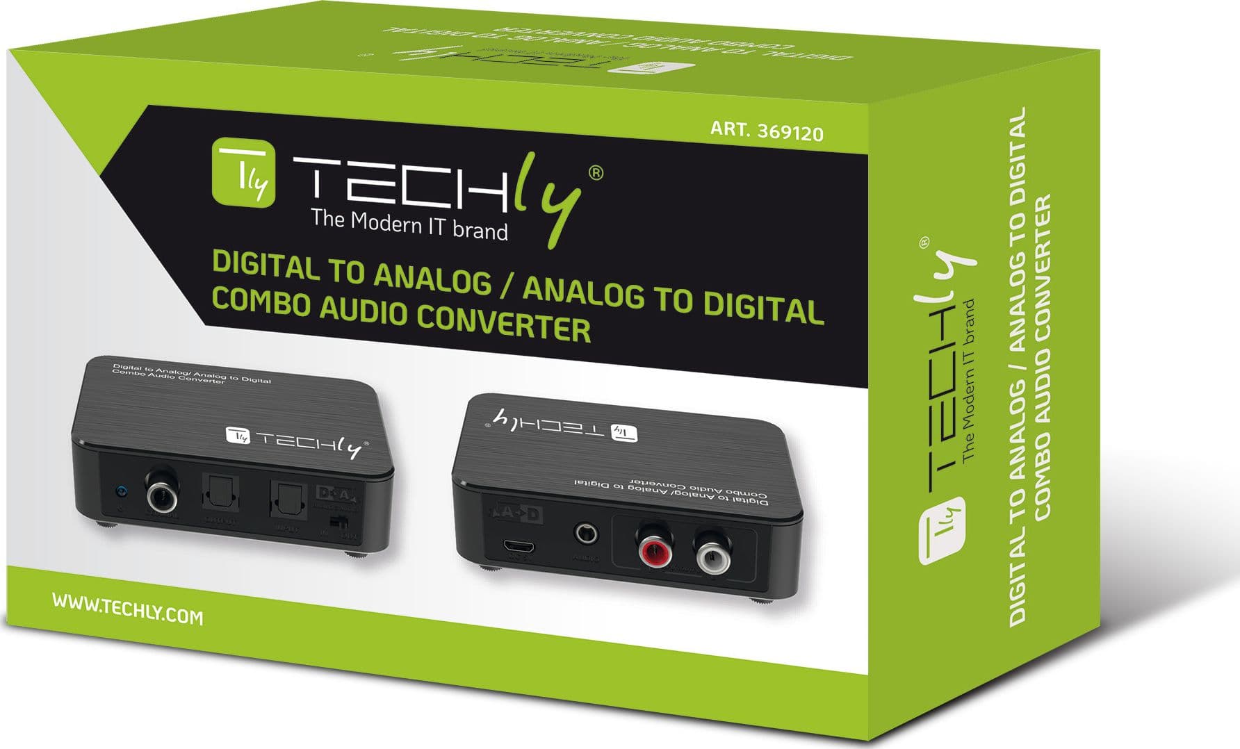 Convertitore Audio da Digitale ad Analogico / da Analogico a Digitale SPDIF Toslink Stereo 3,5\'\' in Convertitori D-A Scontolo.net - Potenza, commercioVirtuoso.it