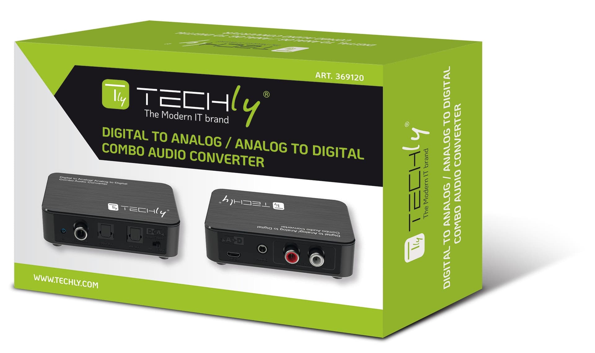 Convertitore Audio da Digitale ad Analogico / da Analogico a Digitale SPDIF Toslink Stereo 3,5\'\' in Convertitori D-A Scontolo.net - Potenza, commercioVirtuoso.it