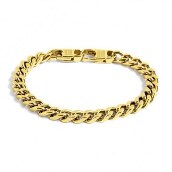 Marlù BRACCIALE CATENA GRUMETTA 8 MM PVD ORO