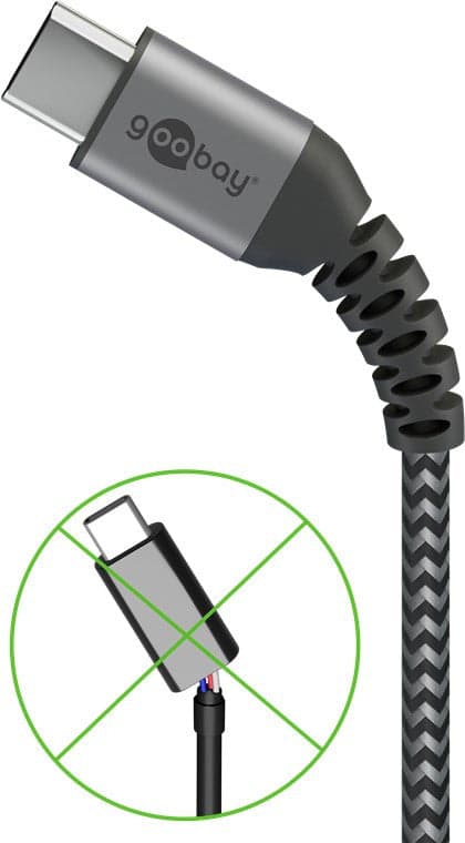 Cavo Tessile USB-C&trade Maschio/USB-C&trade Maschio 2 m Grigio in  Scontolo.net - Potenza, commercioVirtuoso.it