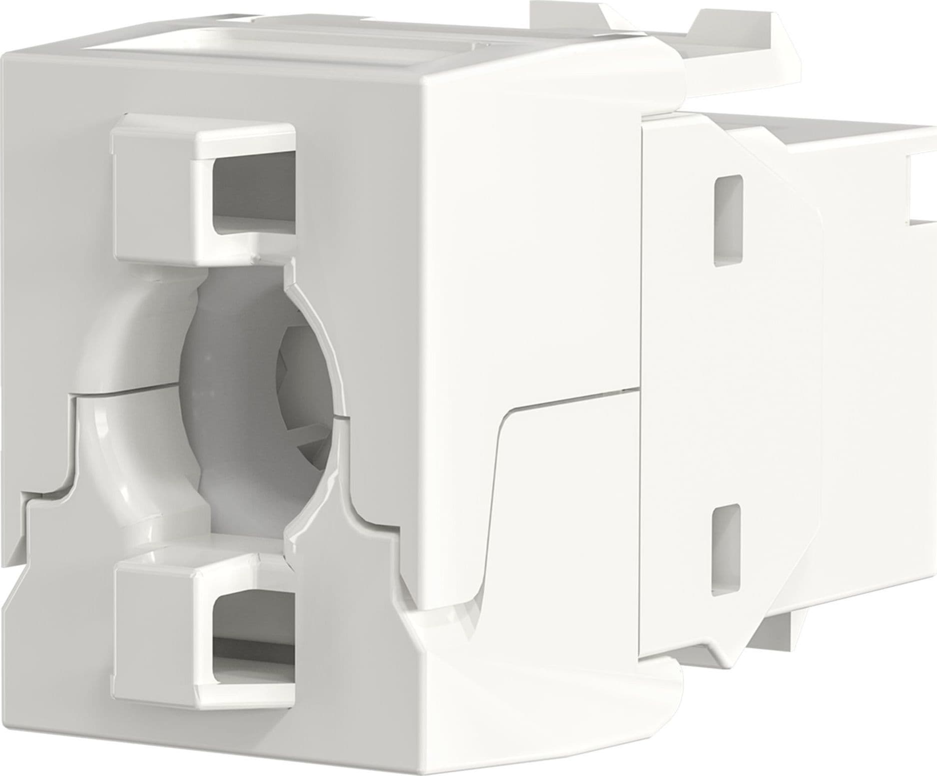 Frutto Keystone Cat.6A UTP Bianco con tappo antipolvere in Cavi Ethernet Scontolo.net - Potenza, commercioVirtuoso.it