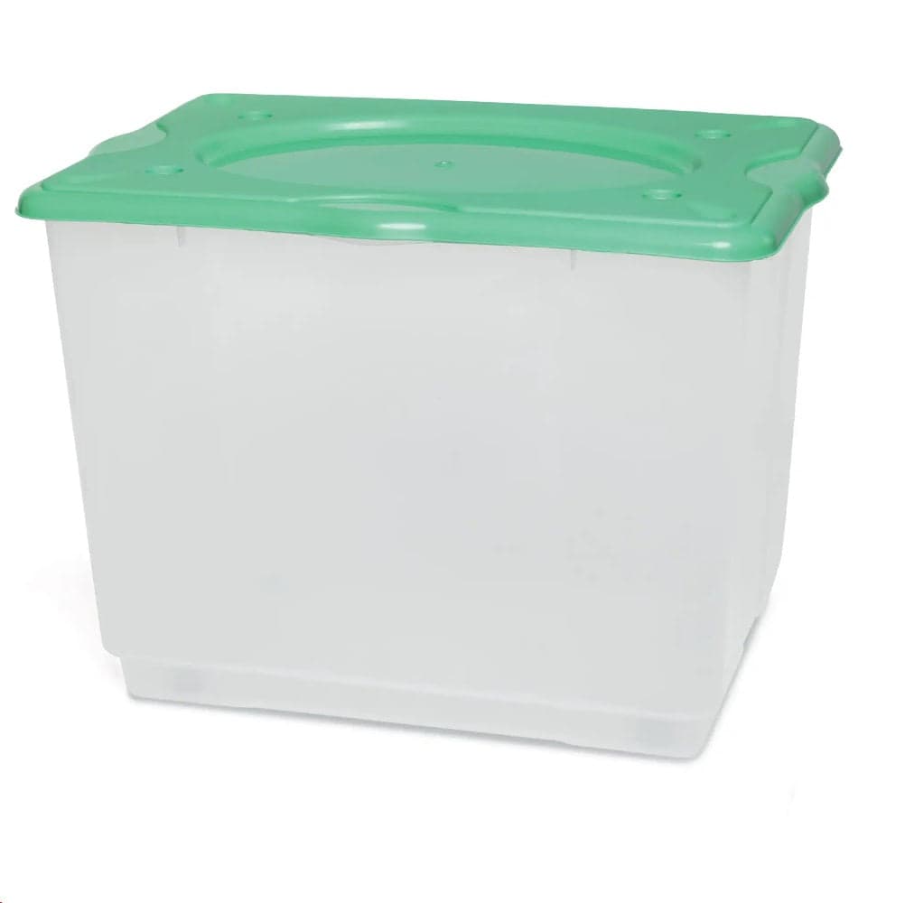 Kit 2pz Scatole Porta Tutto Porta Oggetti Plastica Trasparente 4Ruote 60x40 H45cm in Contenitori con coperchio Danyx - Casoria, commercioVirtuoso.it