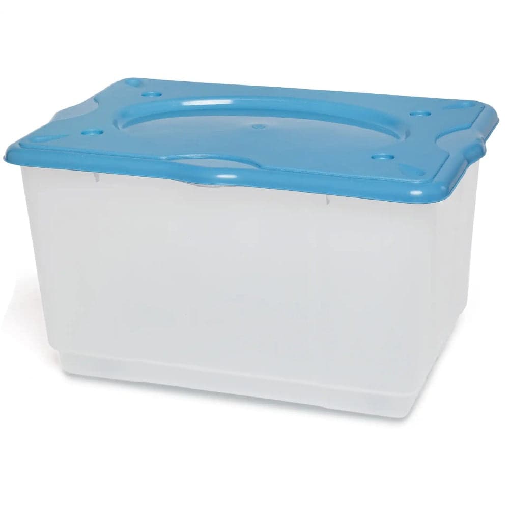 Kit 2pz Scatole Porta Tutto Porta Oggetti Plastica Trasparente 4Ruote 60x40 H33cm in Contenitori con coperchio Danyx - Casoria, commercioVirtuoso.it
