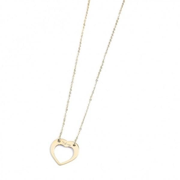 Marlù COLLANA ORO CON CUORE NEL MIO CUORE
