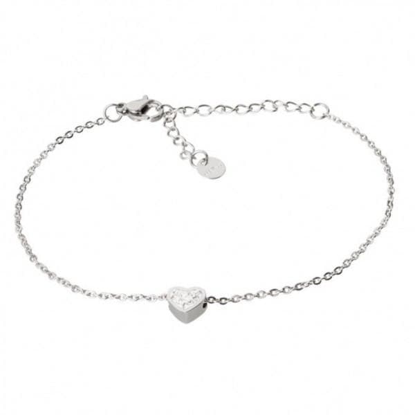 Marlù Bracciale con cuore e zirconi in Bracciali Alba Gioielli - Casoria, commercioVirtuoso.it