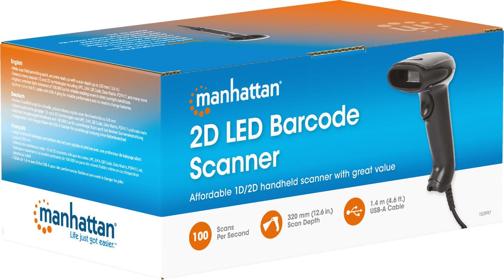 Lettore di Codici a Barre LED 2D USB in Lettori di codice a barre Scontolo.net - Potenza, commercioVirtuoso.it