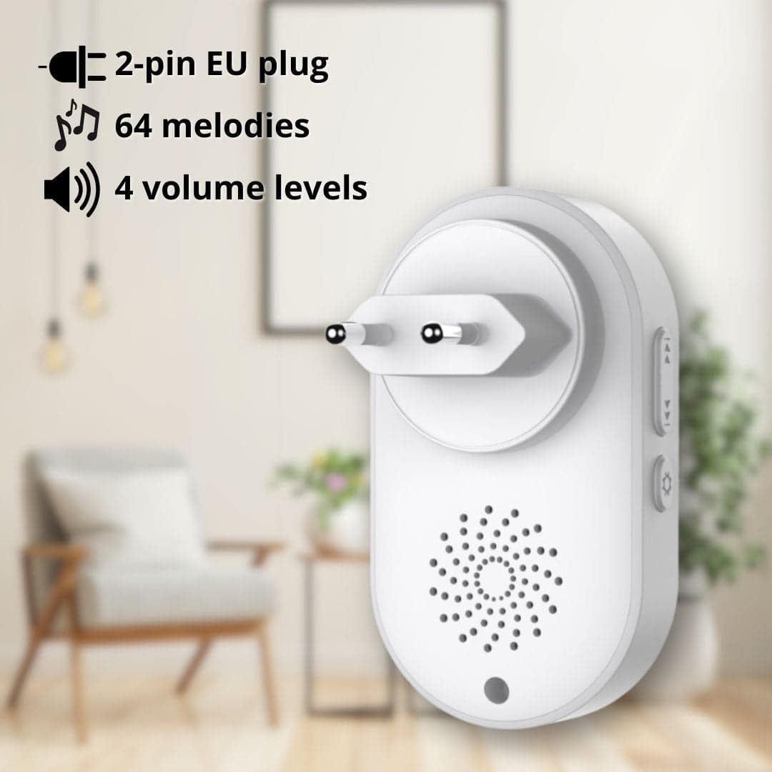 Ricevitore Aggiuntivo Campanello Wireless fino a 180m in Campane Scontolo.net - Potenza, commercioVirtuoso.it