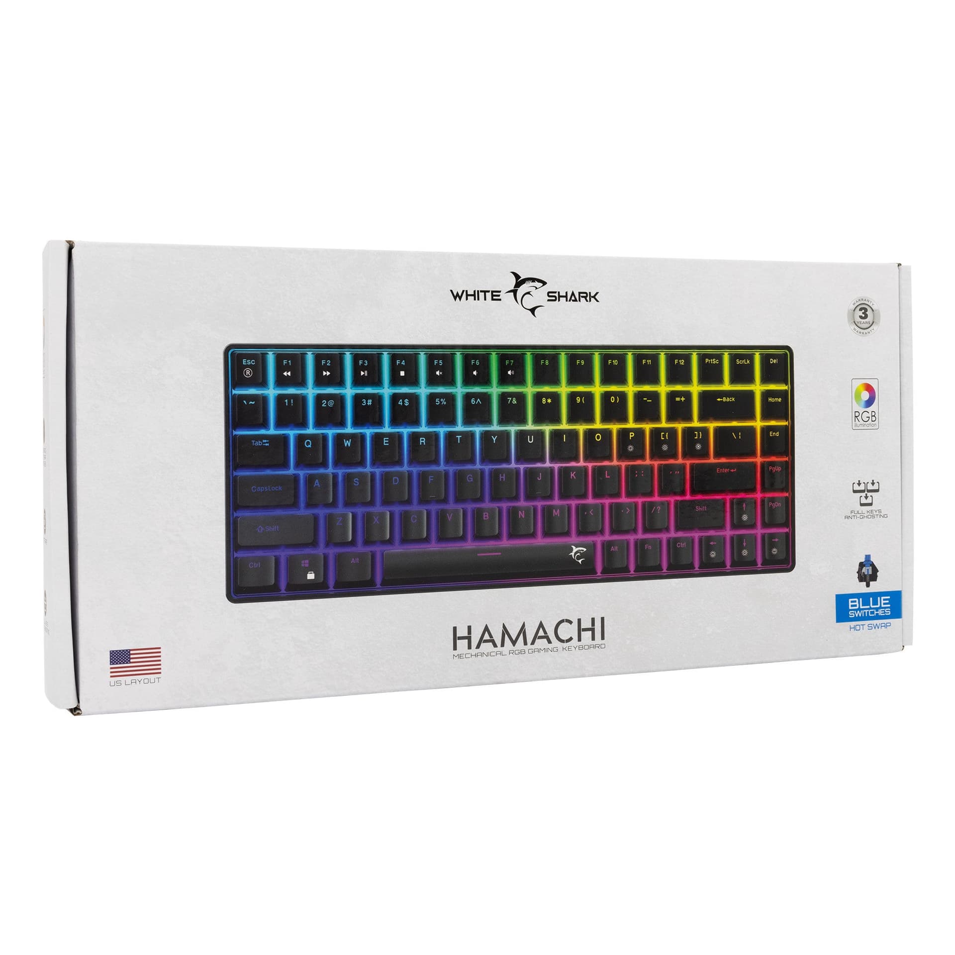 Tastiera Gaming USB 85 Tasti con Retroilluminazione LED RGB in Tastiere da gioco Scontolo.net - Potenza, commercioVirtuoso.it