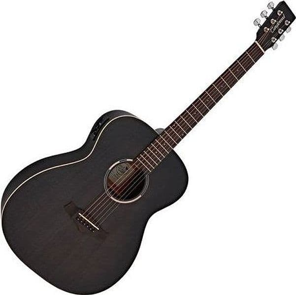 Chitarra acustica Tanglewood TWBB OE BLACKBIRD Smokestack Black Satin