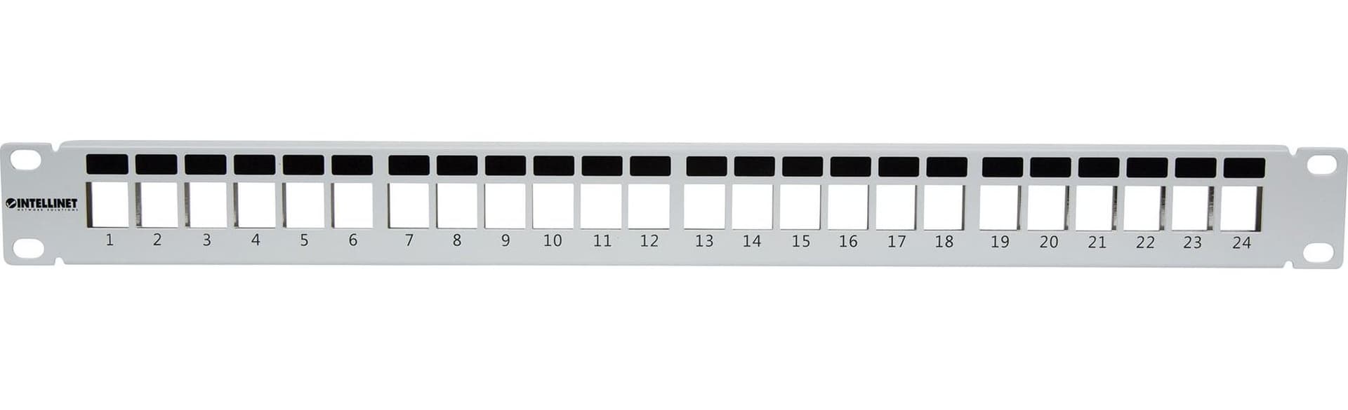 Pannello Patch Modulare Senza Frutti 24 Posti Grigio in Pannelli patch Ethernet Scontolo.net - Potenza, commercioVirtuoso.it