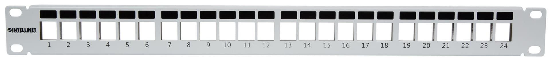 Pannello Patch Modulare Senza Frutti 24 Posti Grigio in Pannelli patch Ethernet Scontolo.net - Potenza, commercioVirtuoso.it