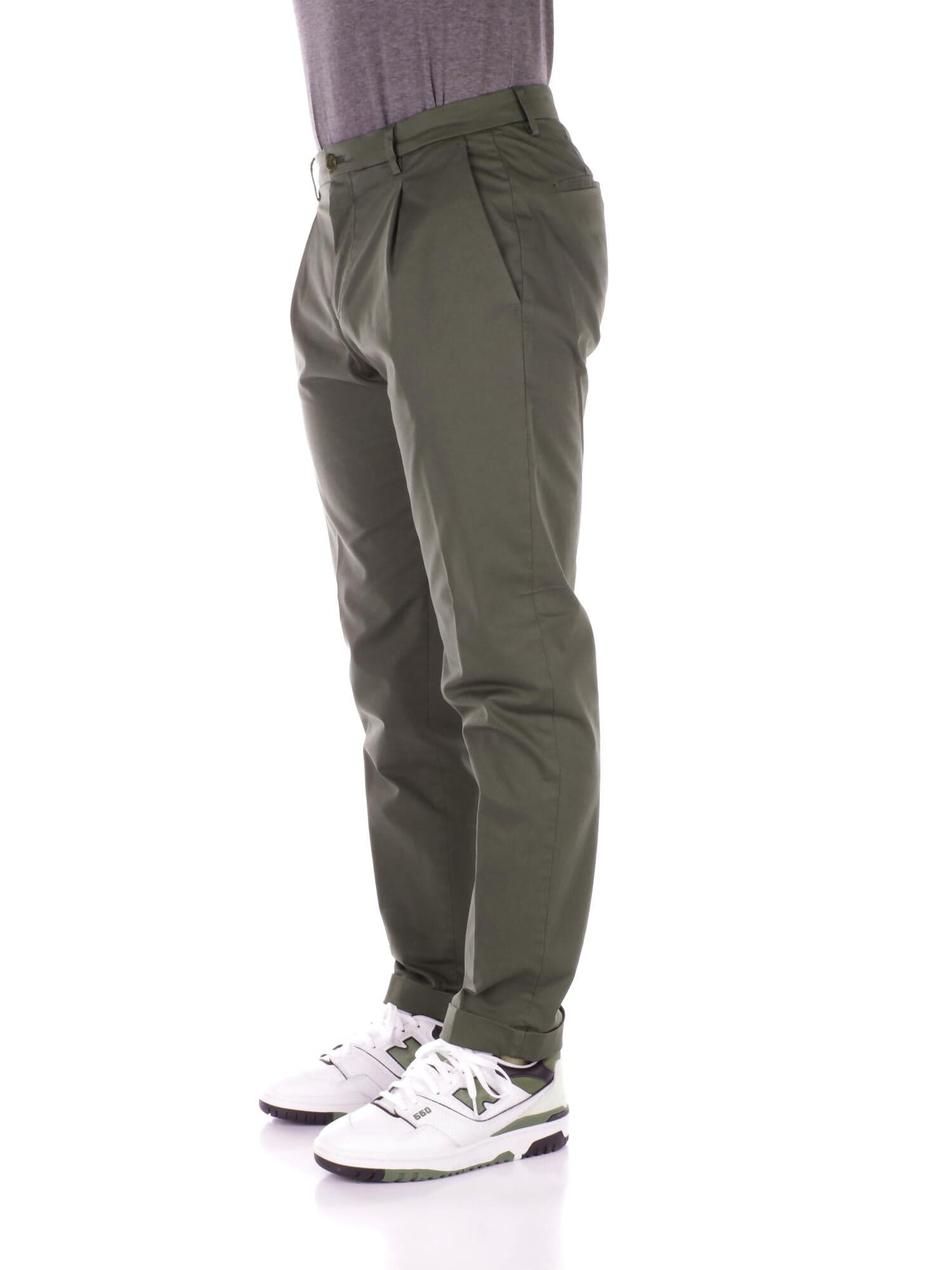 Briglia Pantaloni Verde da uomo in Pantaloni Drestige - Casamassima, commercioVirtuoso.it