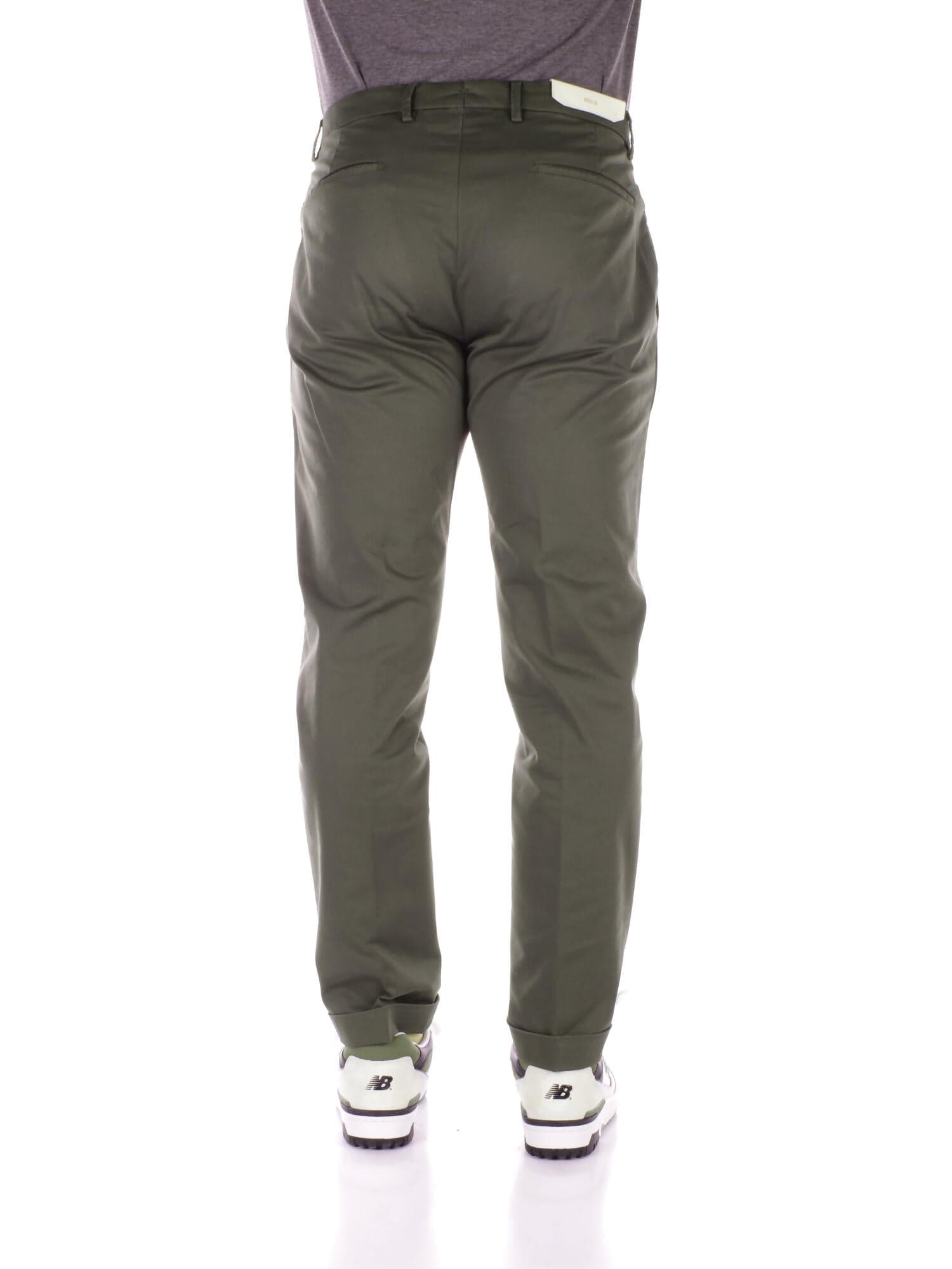 Briglia Pantaloni Verde da uomo in Pantaloni Drestige - Casamassima, commercioVirtuoso.it
