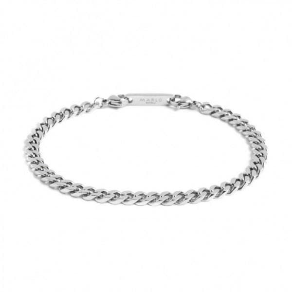 Marlù BRACCIALE CATENA GRUMETTA ACCIAIO in Bracciali Alba Gioielli - Casoria, commercioVirtuoso.it