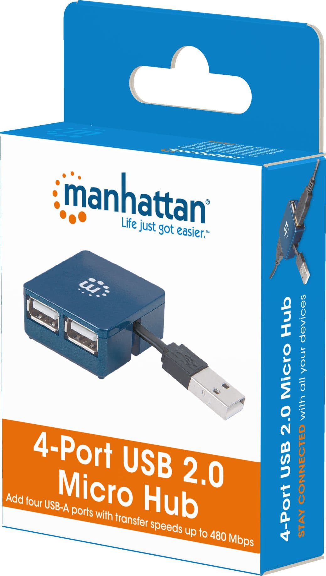 Micro USB Hub 2.0 4 porte, attivo in Lettori schede di memoria esterni Scontolo.net - Potenza, commercioVirtuoso.it