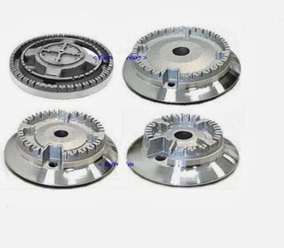 1 SERIE BRUCIATORE CUCINA GAS ARISTON INDESIT NARDI SMEG 4 pz 1X3 + CORON B 3620