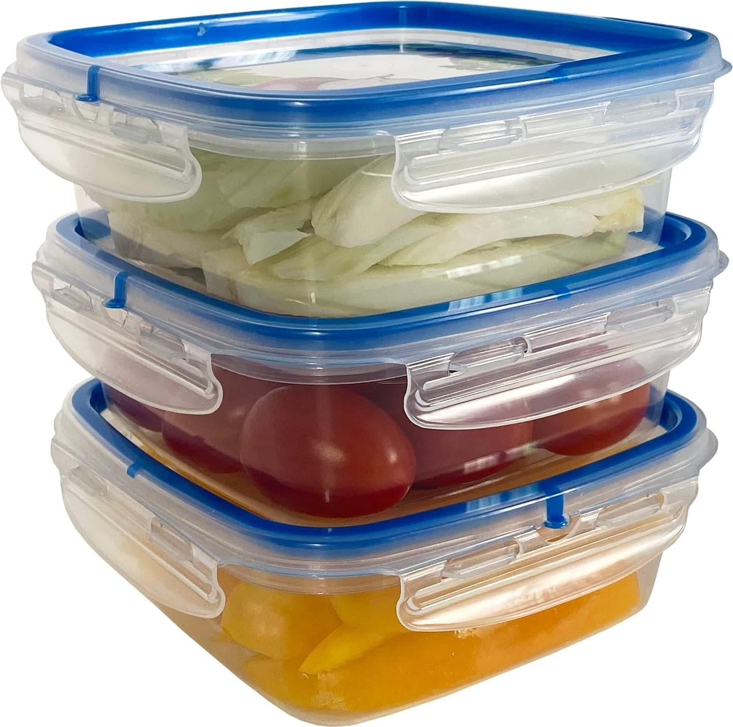 Snips SnipsLock -Set 3 Pezzi Contenitori Per Alimenti Quadrati da 0,5 LT Trasparente con Decoro -Made In Italy - BPA FREE in Contenitori Scontolo.net - Potenza, commercioVirtuoso.it