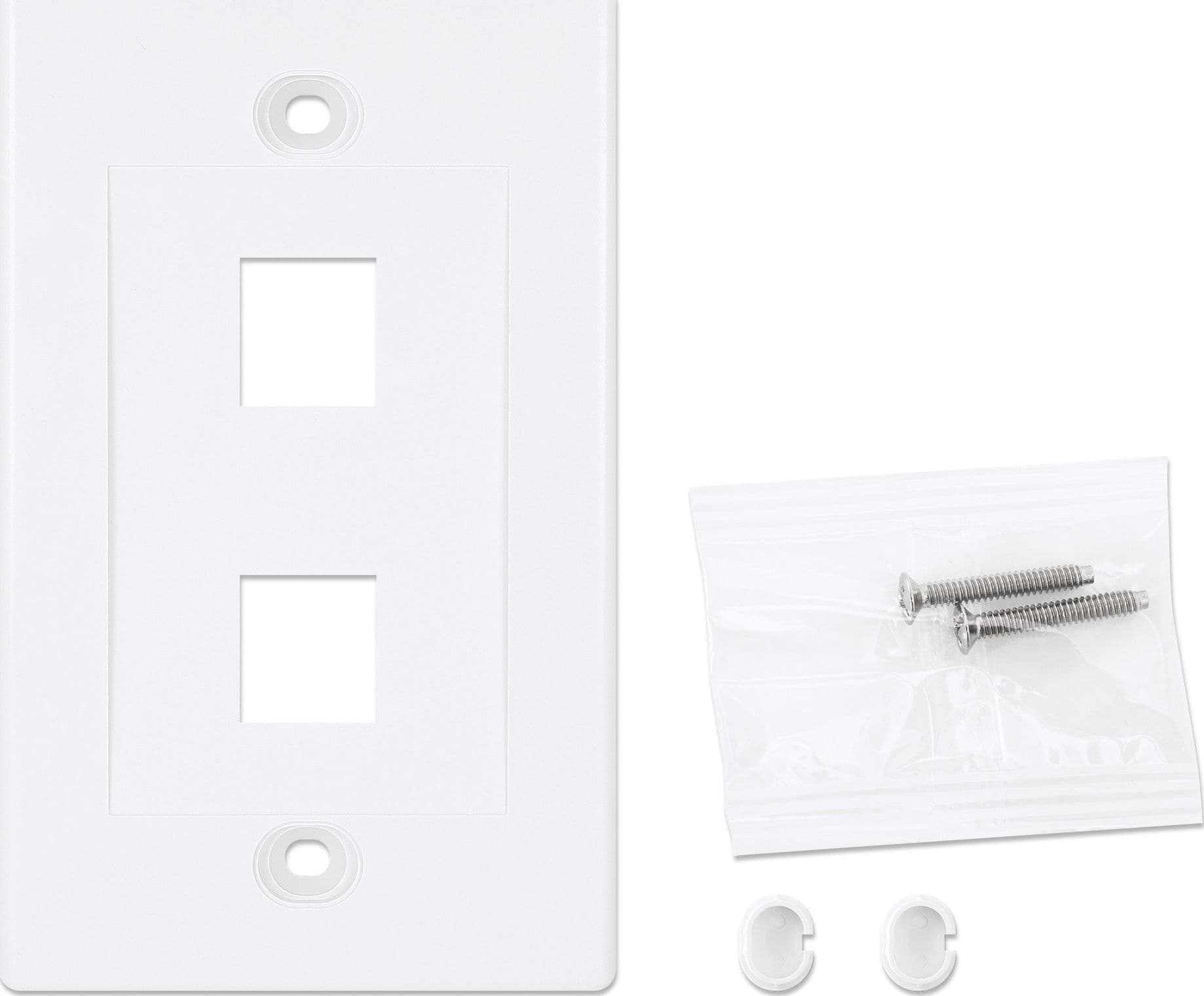 Placca Porta Frutti 2 Posti Mod.503 Bianco in Porta spazzolini Scontolo.net - Potenza, commercioVirtuoso.it