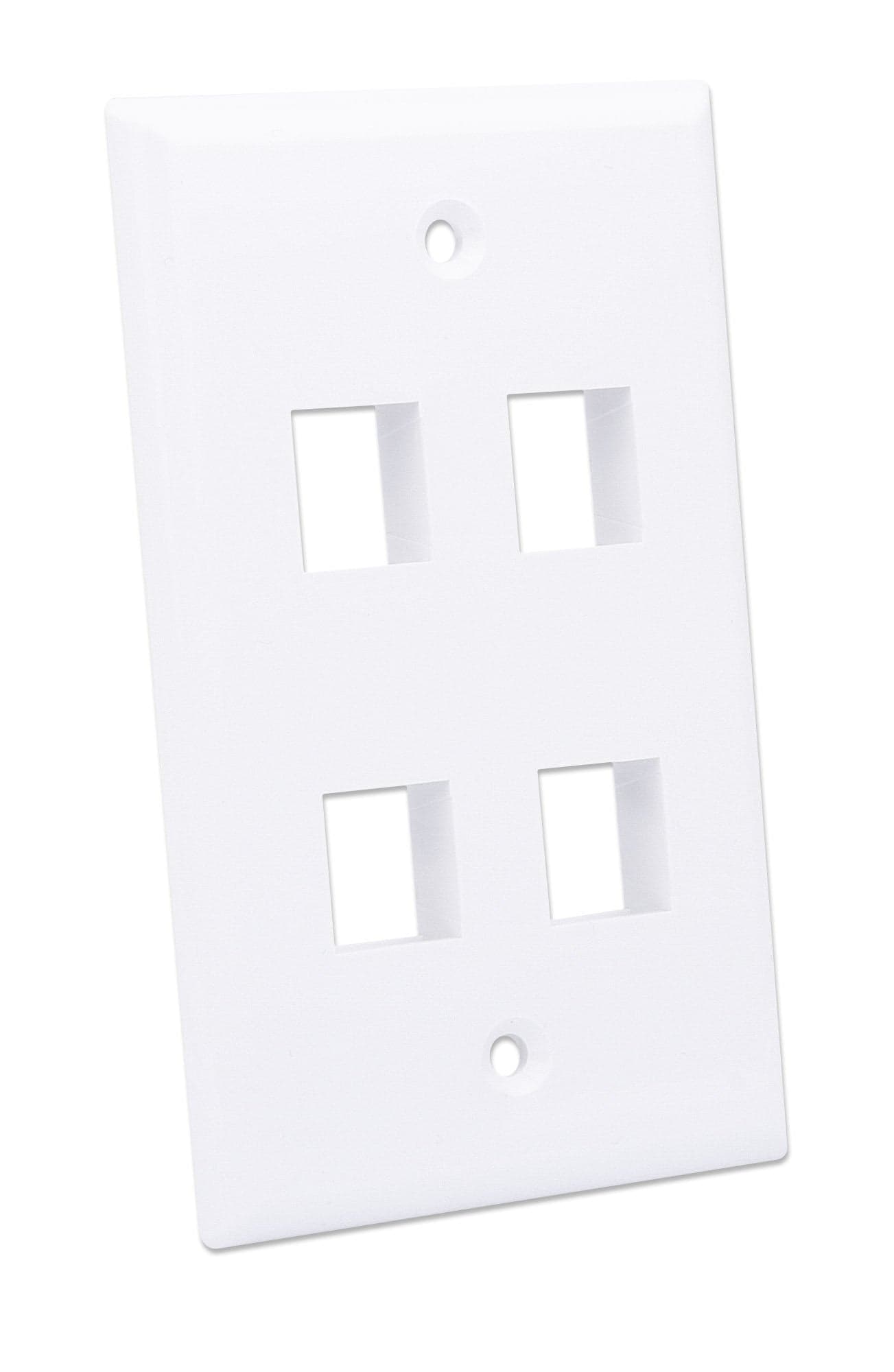 Placca Porta Frutti 4 Posti Mod.503 Bianco in Placche combinate interruttori e prese Scontolo.net - Potenza, commercioVirtuoso.it