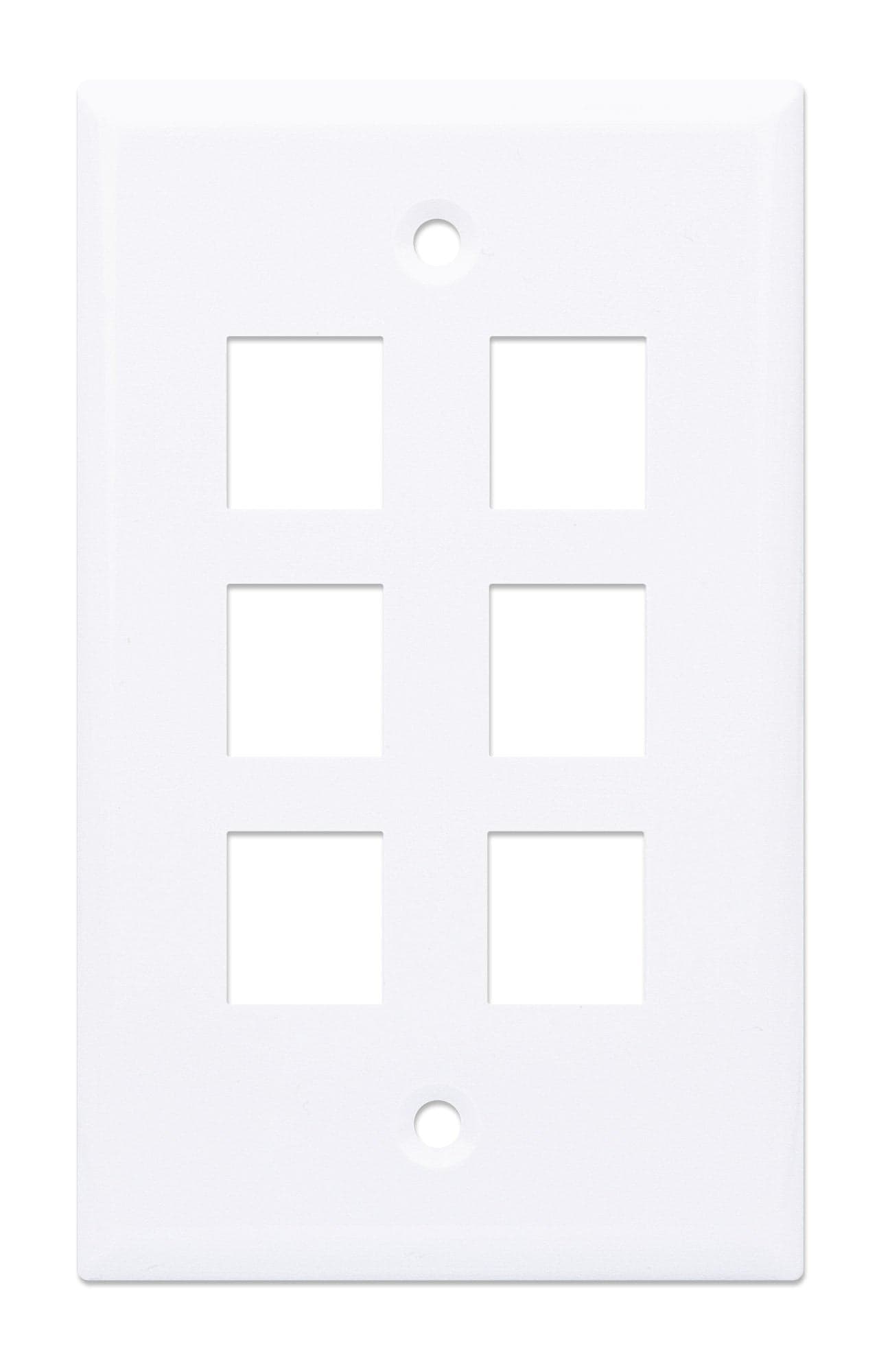 Placca Porta Frutti 6 Posti Mod.503 Bianco in Placche combinate interruttori e prese Scontolo.net - Potenza, commercioVirtuoso.it