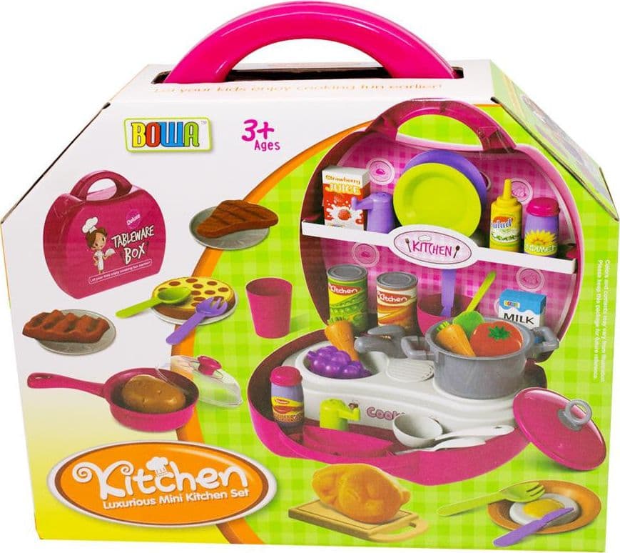 Valigetta con piano cottura e accessori Kidz Corner