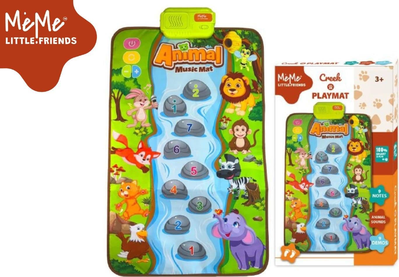 Little Friends Creek Tappeto Musicale Animal