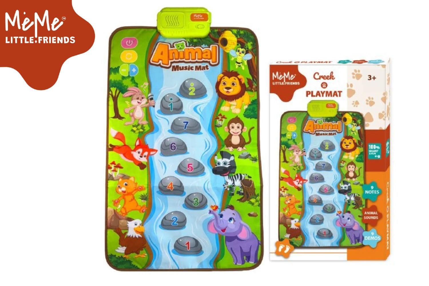 Little Friends Creek Tappeto Musicale Animal