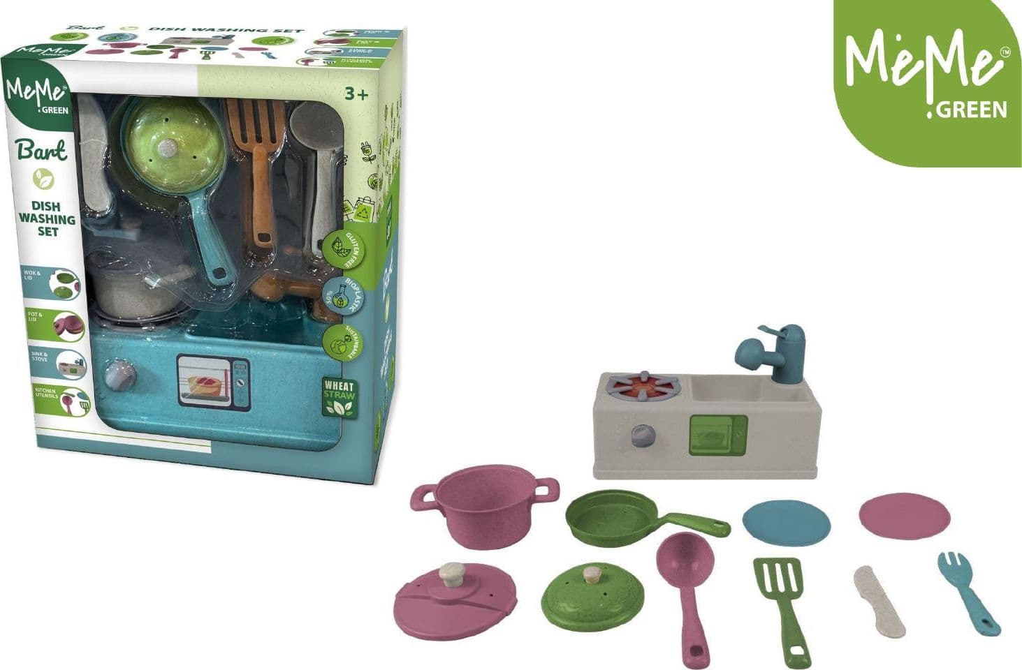 Meme Green Bart Cucina e Lavabo Funzionante
