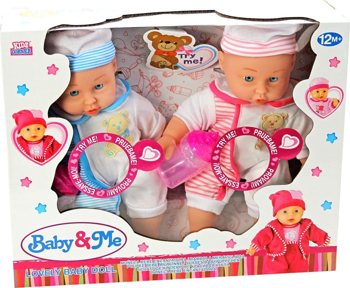 Baby e Me bebe' gemelli con voce Kidz Corner