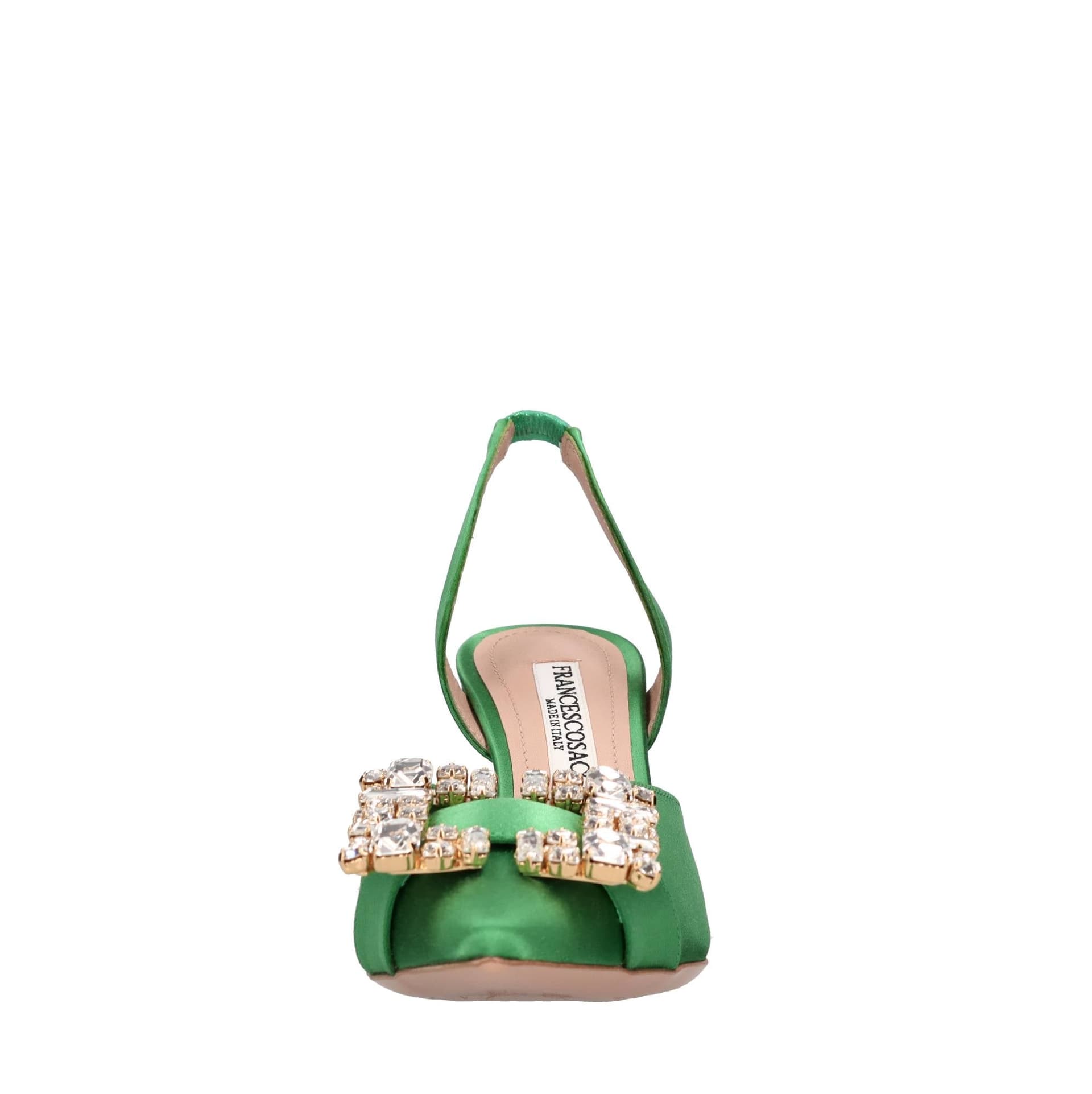 FRANCESCO SACCO Scarpe con Tacco Verde da donna in Scarpe col tacco Drestige - Casamassima, commercioVirtuoso.it