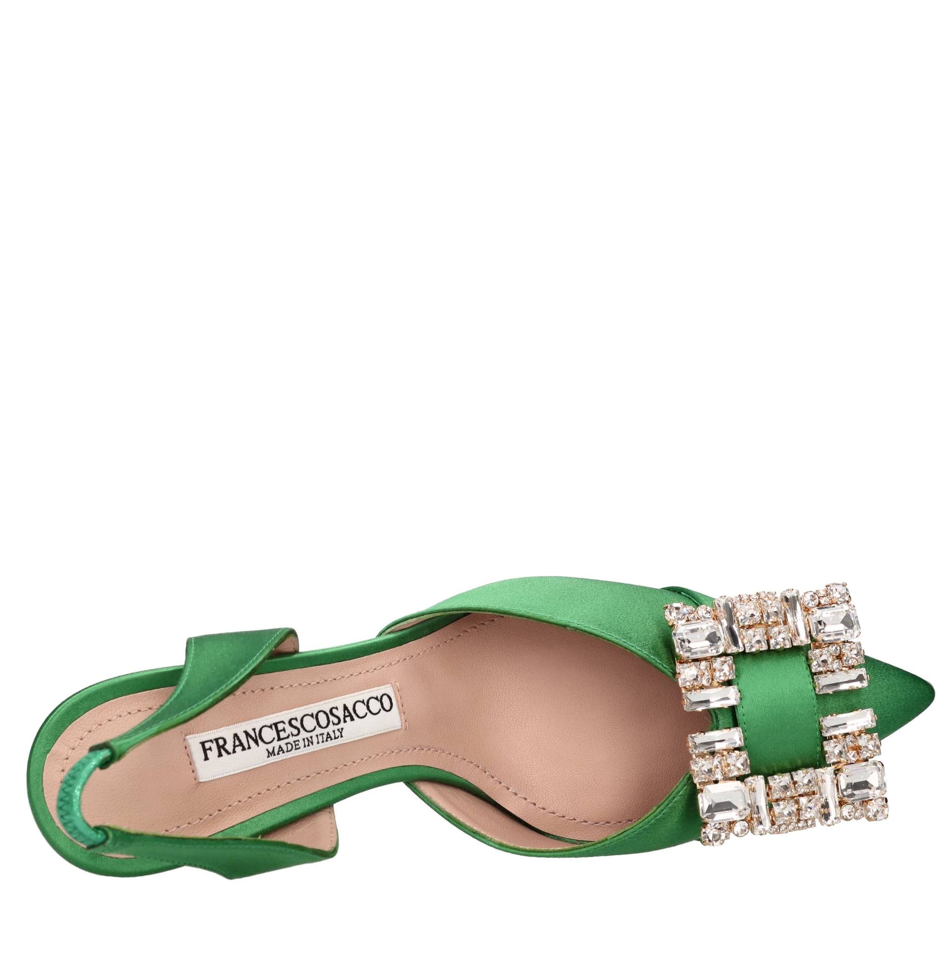 FRANCESCO SACCO Scarpe con Tacco Verde da donna in Scarpe col tacco Drestige - Casamassima, commercioVirtuoso.it