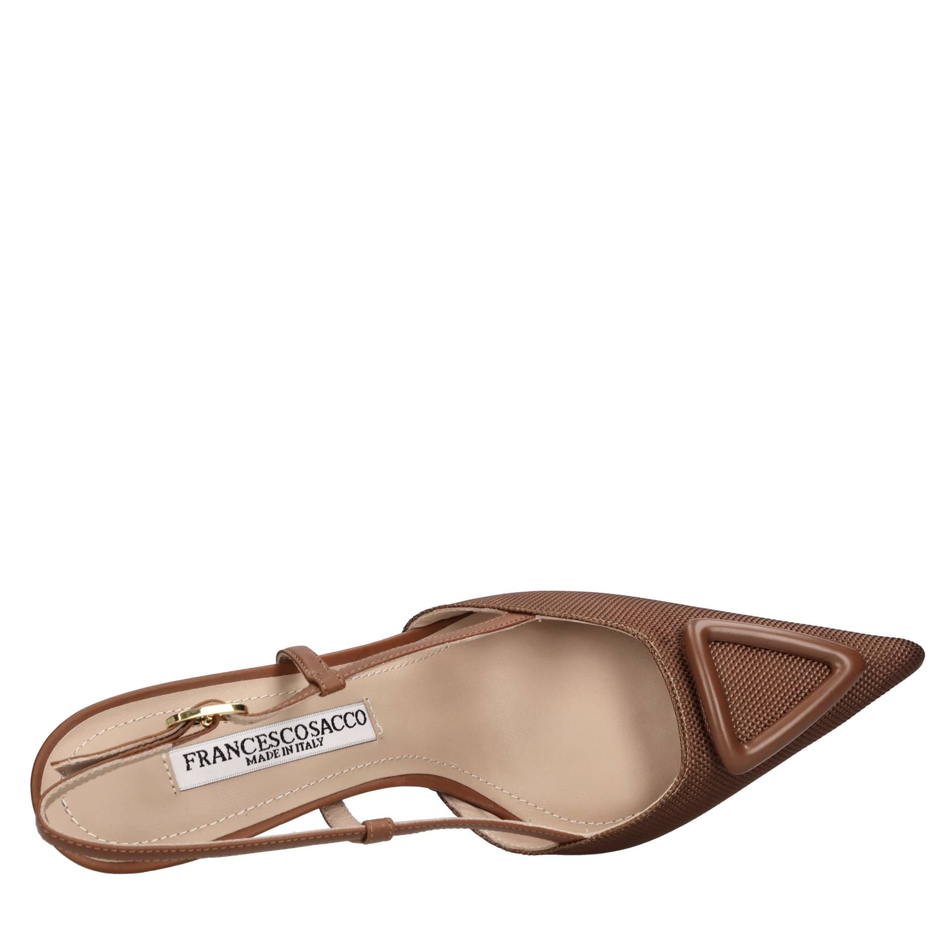 FRANCESCO SACCO Scarpe con Tacco Marrone da donna in Scarpe col tacco Drestige - Casamassima, commercioVirtuoso.it