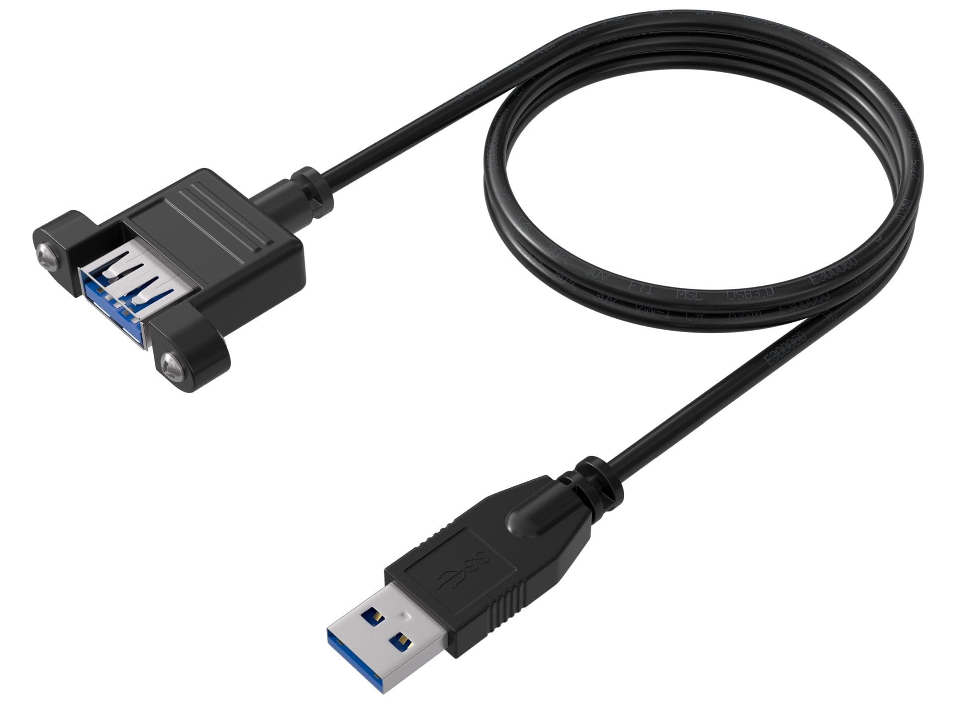 Cavo Prolunga USB 3.2 SuperSpeed A/A M/F da Pannello 1m Nero in  Scontolo.net - Potenza, commercioVirtuoso.it