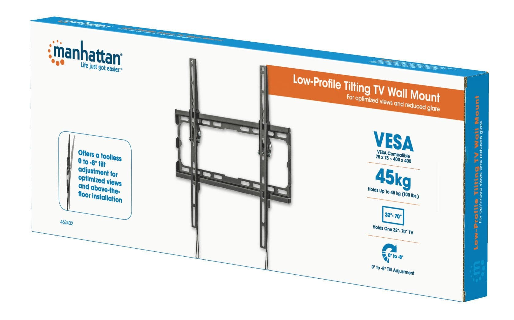 Supporto a Muro Inclinabile per TV LED 32-70'' a Basso Profilo in Supporti da parete e da soffitto Scontolo.net - Potenza, commercioVirtuoso.it